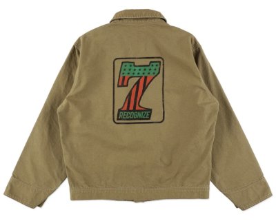 画像2: RECOGNIZE ＜レコグナイズ＞ / #7 VINYL DUCK JACKET（ダックジャケット） / カーキ (2)