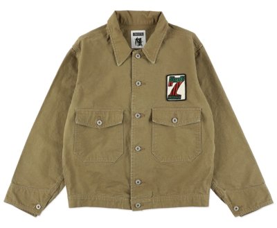 画像1: RECOGNIZE ＜レコグナイズ＞ / #7 VINYL DUCK JACKET（ダックジャケット） / カーキ (1)