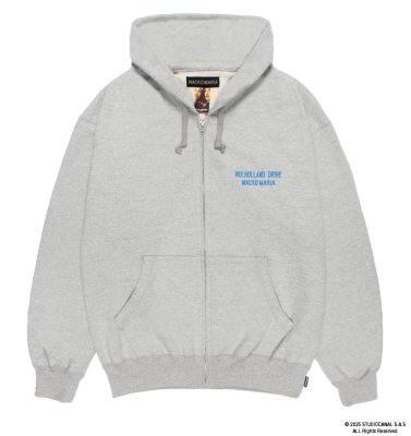 WACKO MARIA / MULHOLLAND DRIVE / HEAVY WEIGHT ZIP HOODED SWEAT SHIRT