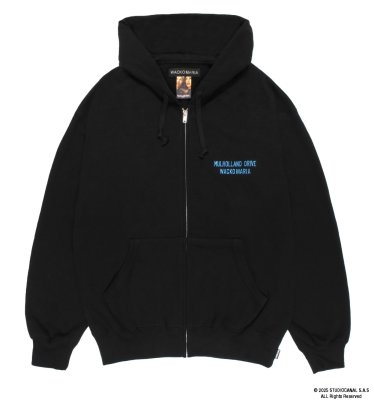WACKO MARIA / MULHOLLAND DRIVE / HEAVY WEIGHT ZIP HOODED SWEAT SHIRT