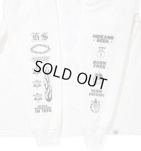 TEAM FAR EAST L/S Tee ロングスリーブTシャツ-ハイドアンドシーク