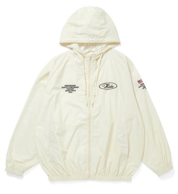 HIDE AND SEEK / Nylon Zip Hooded Jacket(26ss)