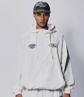 HIDE AND SEEK / Nylon Zip Hooded Jacket(26ss)