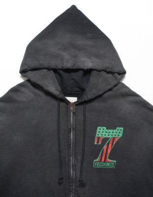 BOW WOW / #7 VINYL ZIP HOODIE AGED