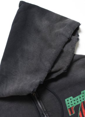 BOW WOW / #7 VINYL ZIP HOODIE AGED