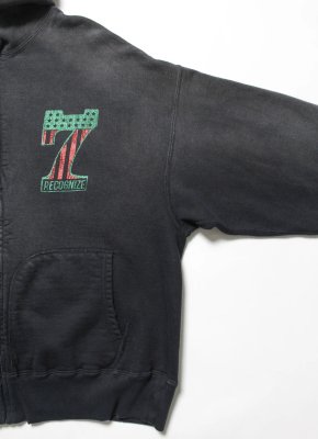BOW WOW / #7 VINYL ZIP HOODIE AGED
