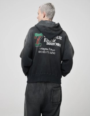 BOW WOW / #7 VINYL ZIP HOODIE AGED