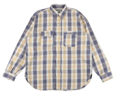 BOW WOW / UNIQUE POCKET CHECKED FLANNEL SHIRT