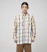 BOW WOW / UNIQUE POCKET CHECKED FLANNEL SHIRT AGED