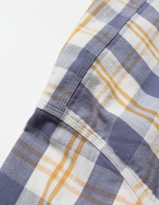 BOW WOW / UNIQUE POCKET CHECKED FLANNEL SHIRT