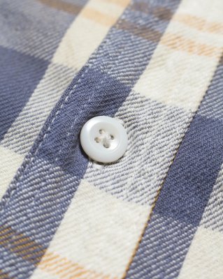 BOW WOW / UNIQUE POCKET CHECKED FLANNEL SHIRT AGED