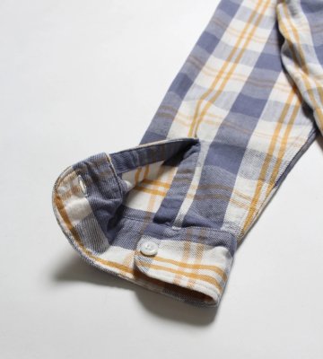 BOW WOW / UNIQUE POCKET CHECKED FLANNEL SHIRT