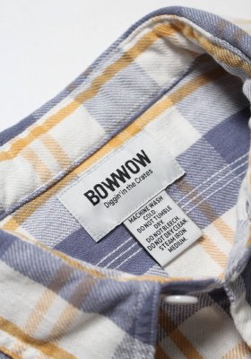 BOW WOW / UNIQUE POCKET CHECKED FLANNEL SHIRT