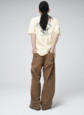 BOW WOW / BROWN DUCK DOUBLE KNEE PANTS AGED