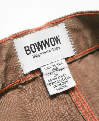 BOW WOW / BROWN DUCK DOUBLE KNEE PANTS AGED