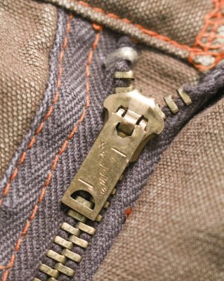 BOW WOW / BROWN DUCK DOUBLE KNEE PANTS AGED