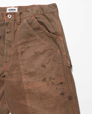 BOW WOW / BROWN DUCK DOUBLE KNEE PANTS AGED