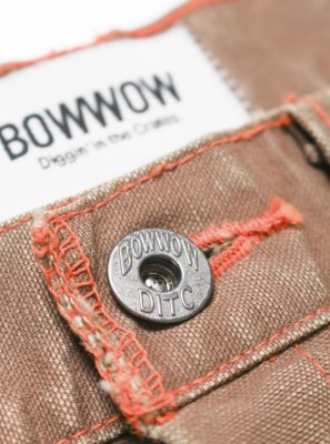 BOW WOW / BROWN DUCK DOUBLE KNEE PANTS AGED