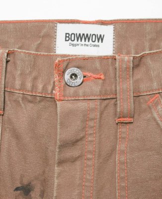 BOW WOW / BROWN DUCK DOUBLE KNEE PANTS AGED