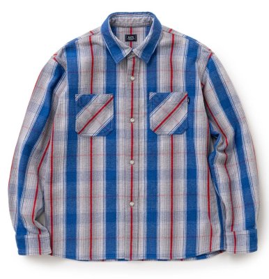RATS / COTTON FLANNEL CHECK SHIRT