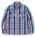 RATS / COTTON FLANNEL CHECK SHIRT
