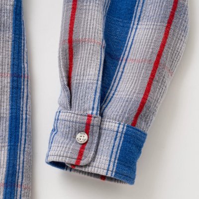 RATS / COTTON FLANNEL CHECK SHIRT