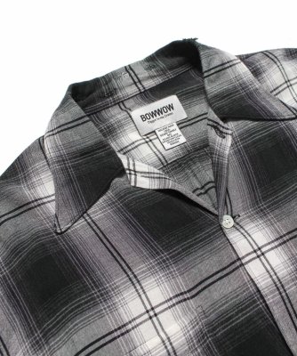 BOW WOW / REMADE RAYON PLAID SHIRT AGED