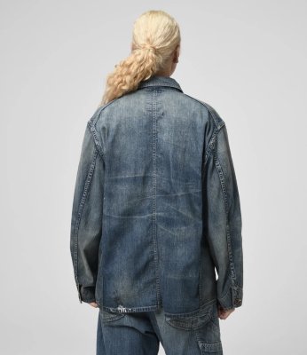BOW WOW / HERITAGE DENIM CHORE COAT AGED