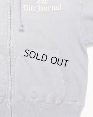 BOW WOW / THE DITC JOURNAL ZIP HOODIE AGED