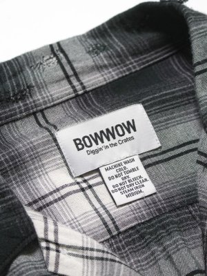 BOW WOW / REMADE RAYON PLAID SHIRT AGED