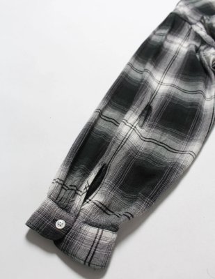 BOW WOW / REMADE RAYON PLAID SHIRT AGED