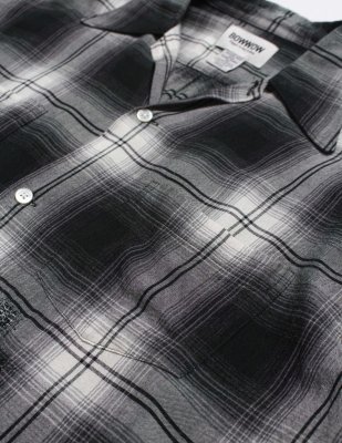 BOW WOW / REMADE RAYON PLAID SHIRT AGED