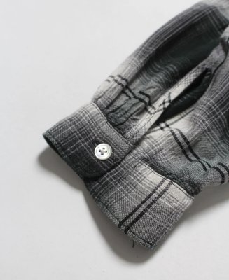 BOW WOW / REMADE RAYON PLAID SHIRT AGED