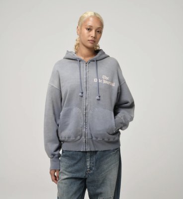 BOW WOW / THE DITC JOURNAL ZIP HOODIE AGED