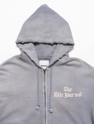 BOW WOW / THE DITC JOURNAL ZIP HOODIE AGED