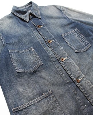 BOW WOW / HERITAGE DENIM CHORE COAT AGED
