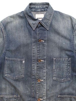 BOW WOW / HERITAGE DENIM CHORE COAT AGED