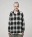 BOW WOW / REMADE RAYON PLAID SHIRT AGED
