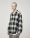 BOW WOW / REMADE RAYON PLAID SHIRT AGED