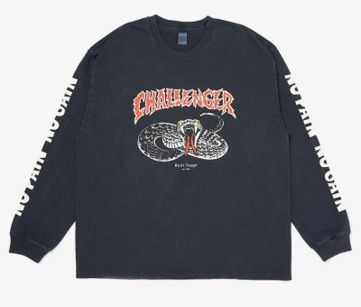 CHALLENGER / L/S PIGMENT SNAKE TEE