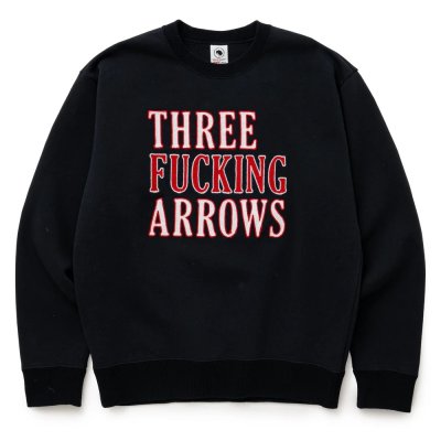 RATS / CLASSIC EMBROIDERY CREW NECK SWEAT