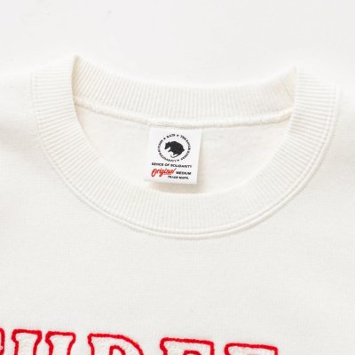 RATS / CLASSIC EMBROIDERY CREW NECK SWEAT