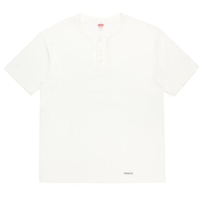 WACKO MARIA / HEALTHKNIT / HENLEY NECK T-SHIRT