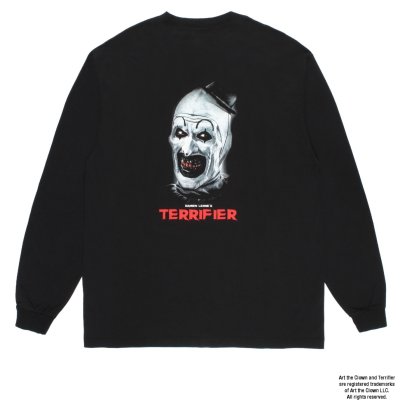 WACKO MARIA / TERRIFIER / WASHED HEAVY WEIGHT LONG SLEEVE T-SHIRT