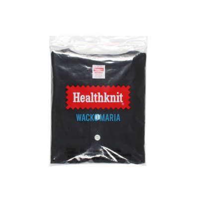 WACKO MARIA / HEALTHKNIT / HENLEY NECK T-SHIRT