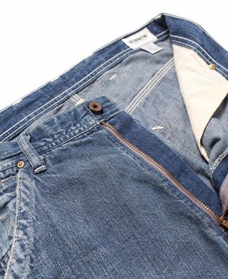 BOW WOW / HERITAGE DENIM PAINTER PANTS AGED