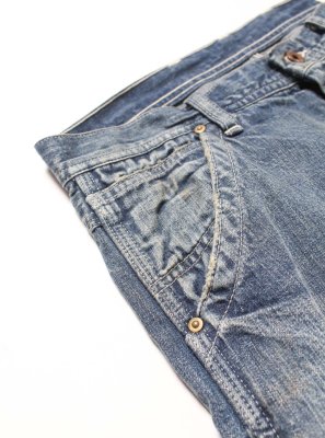 BOW WOW / HERITAGE DENIM PAINTER PANTS AGED