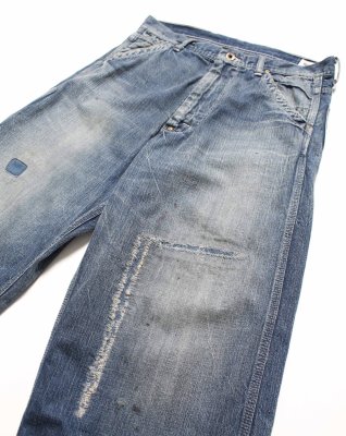 BOW WOW / HERITAGE DENIM PAINTER PANTS AGED