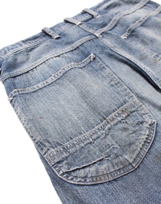 BOW WOW / HERITAGE DENIM PAINTER PANTS AGED