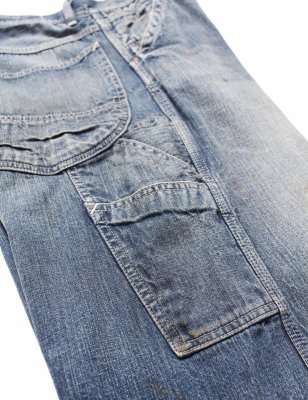 BOW WOW / HERITAGE DENIM PAINTER PANTS AGED